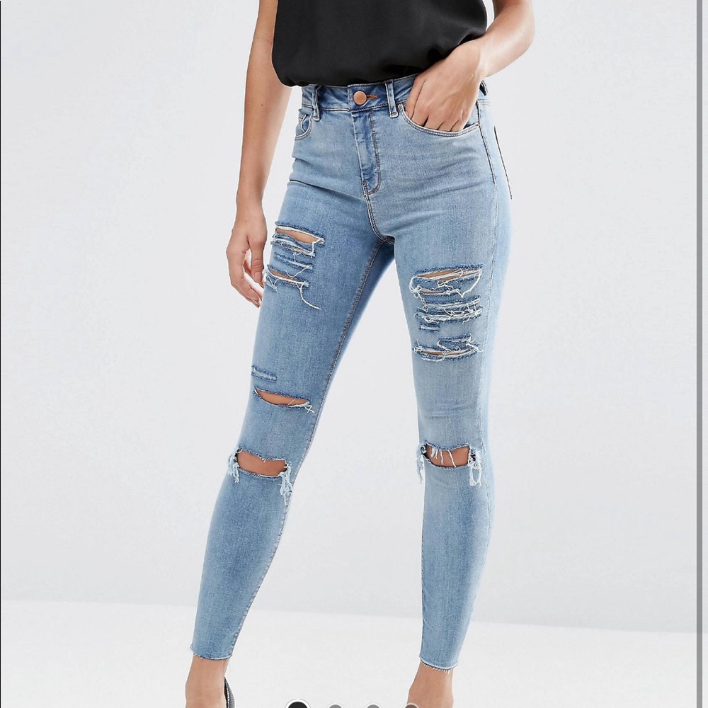 SIZE 12 Ripped Jeans - Picture 2 of 2